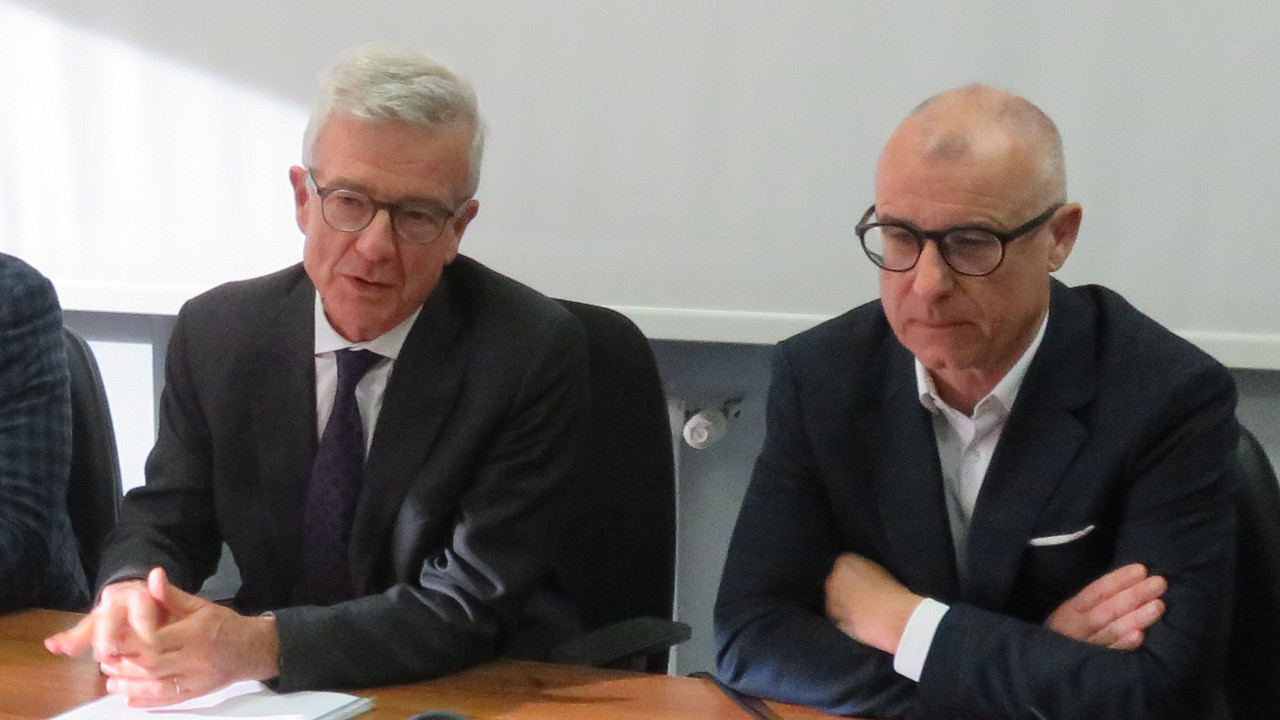 Massimo Uberti, direttore generale dell'Azienda Usl insieme all'ex direttore amministrativo Marco Ottonello