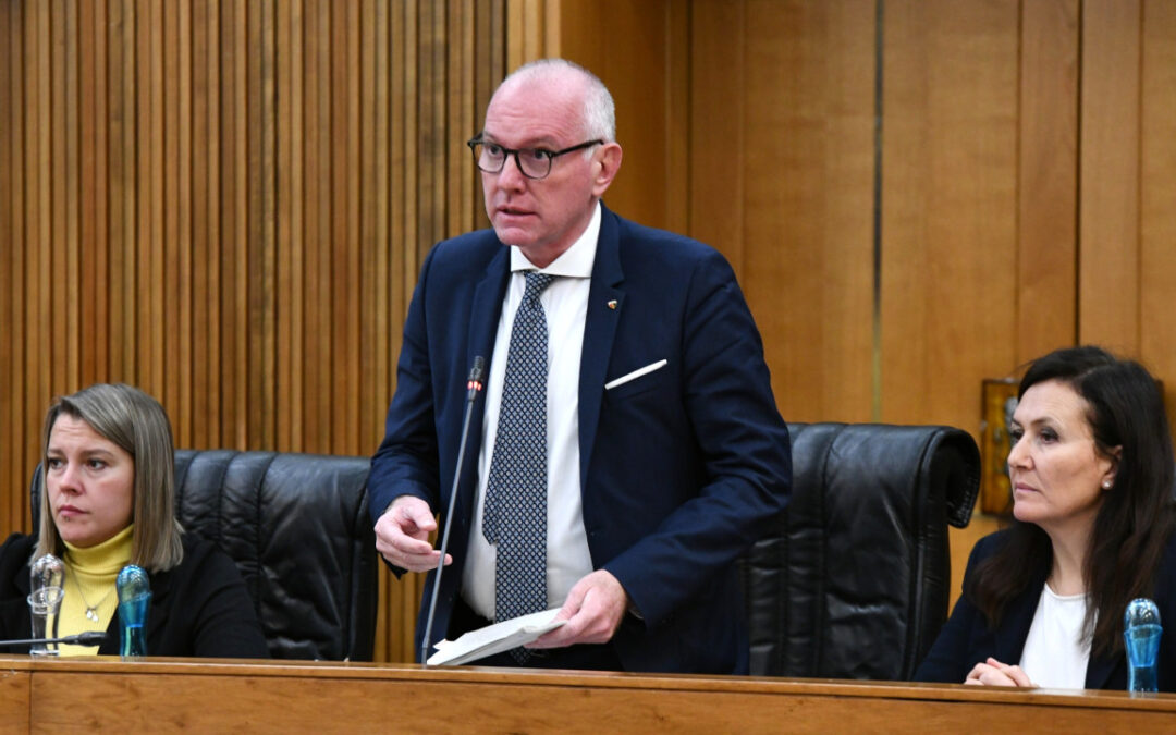 Renzo Testolin ha presentato il programma di Governo basato su sostenibilità e resilienza