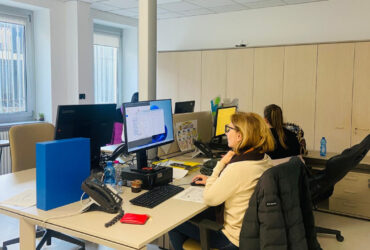 Le operatrici del COT nella sede dell'Azienda Usl della Valle d'Aosta