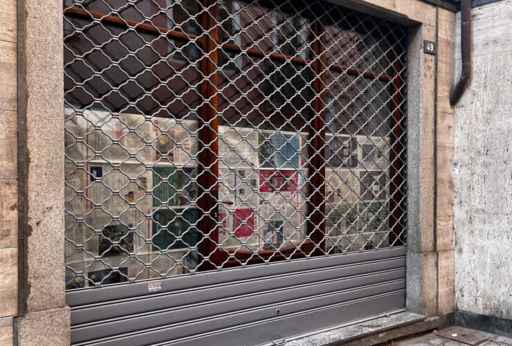 Un'attività chiusa ad Aosta