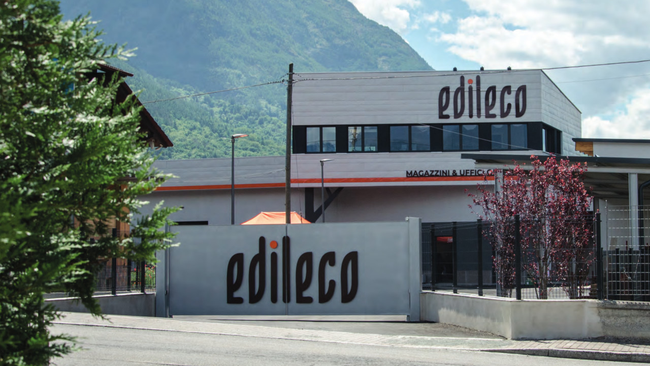 Le sede della cooperativa Edileco di Nus