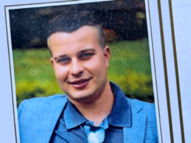 Vincenzo D'Agostino nella foto del necrologio