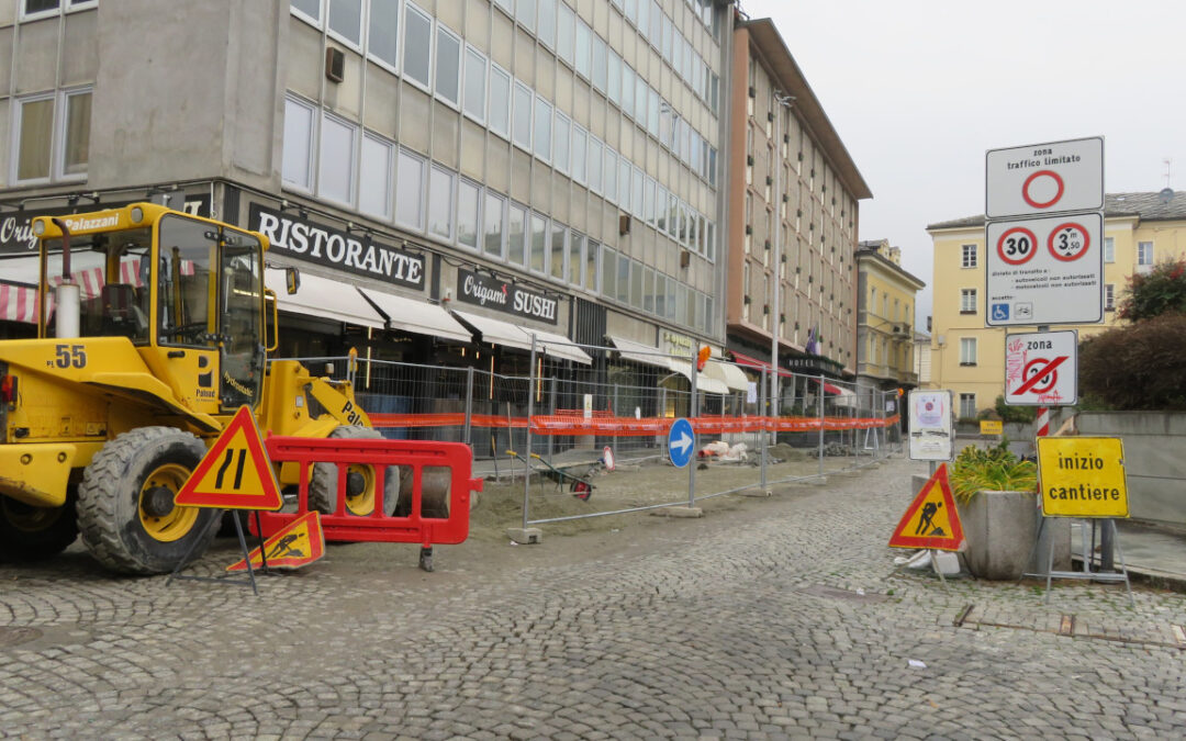 Ad Aosta via Ribitel è chiusa per lavori alla fognatura: sosta gratuita per i residenti