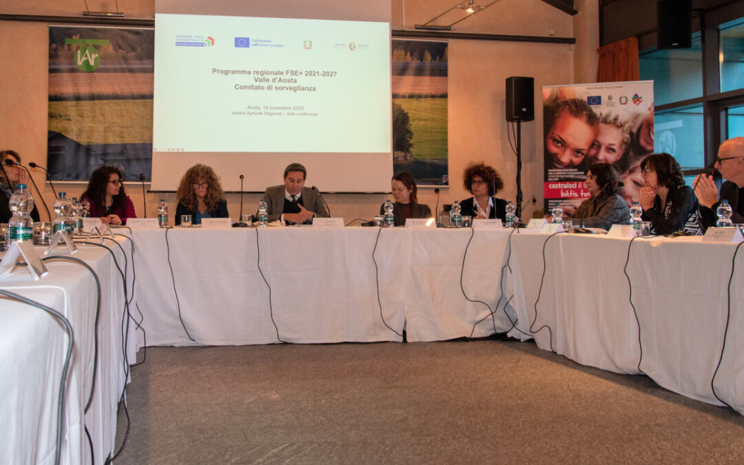 Riunione del Comitato di sorveglianza FSE+: la Valle d’Aosta centra il primo target di spesa