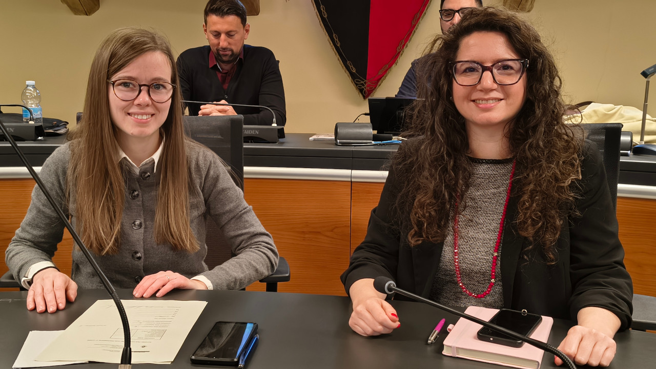 Sylvie Hugonin e Sara Timpano, alla Presidenza della terza e quarta commissione consiliare di Aosta