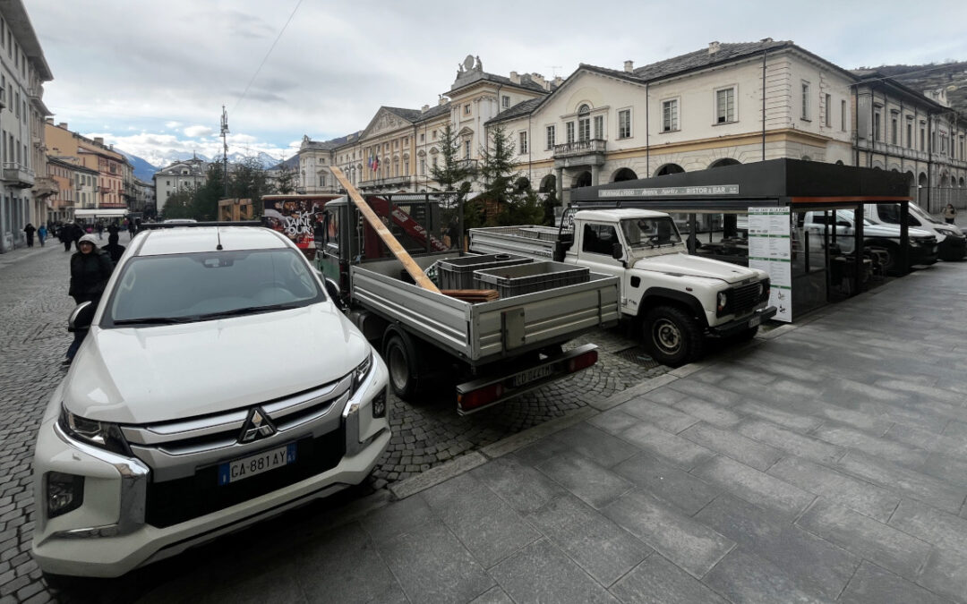 Rivoluzione traffico per il Marché vert Noël: divieti e nuove regole in centro ad Aosta