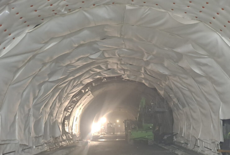 I recenti lavori all'interno del Traforo del Monte Bianco