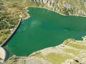 La diga di Cignana nella Valtournenche