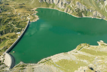 La diga di Cignana nella Valtournenche