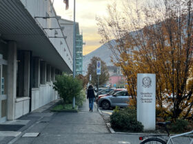 L'ingresso della Questura di Aosta