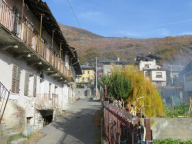Il caseggiato in località Seran a Quart dove abitava la vittima