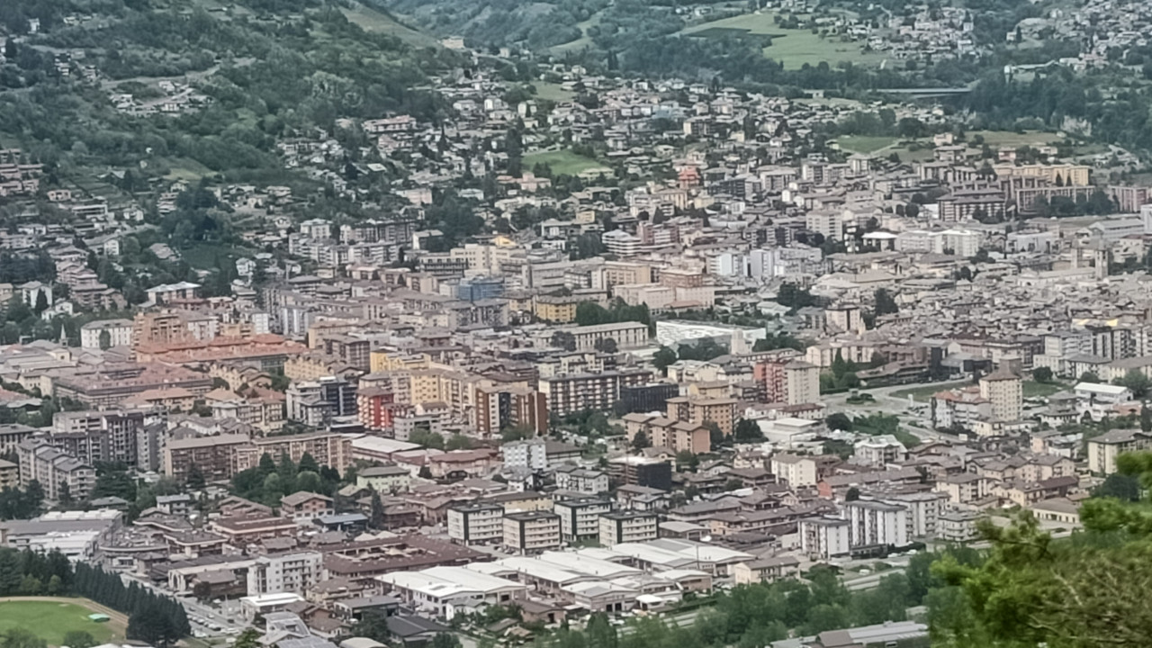 Una panoramica di Aosta