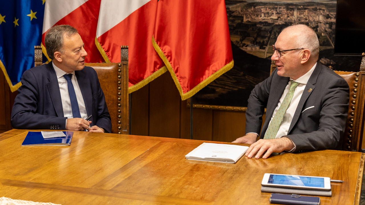 L'ambasciatore di Francia ed il presidente della Regione a colloquio