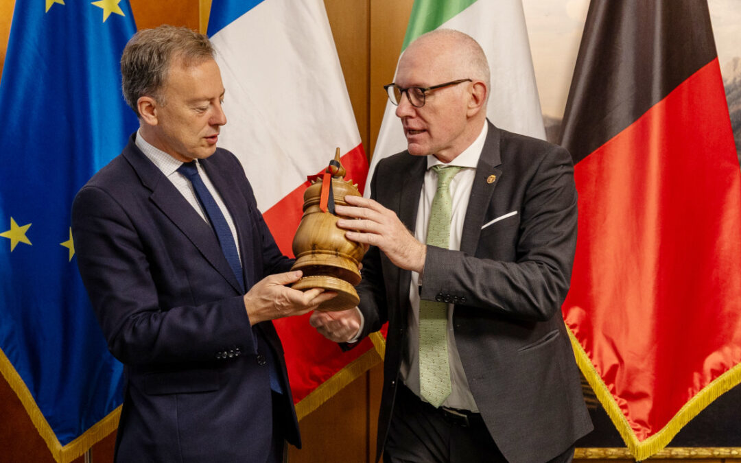 Traforo Monte Bianco, giovani e francofonia: il faccia a faccia tra Renzo Testolin e Martin Briens