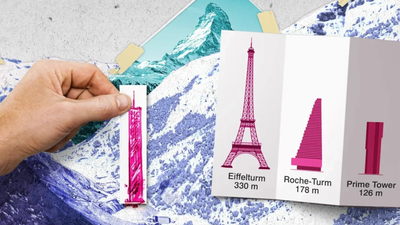 Il confronto del Lina Peak con le altre opere colossali