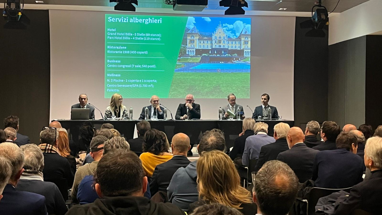 Un momento della presentazione della Relazione di sostenibilità della Casino de la Vallée SpA