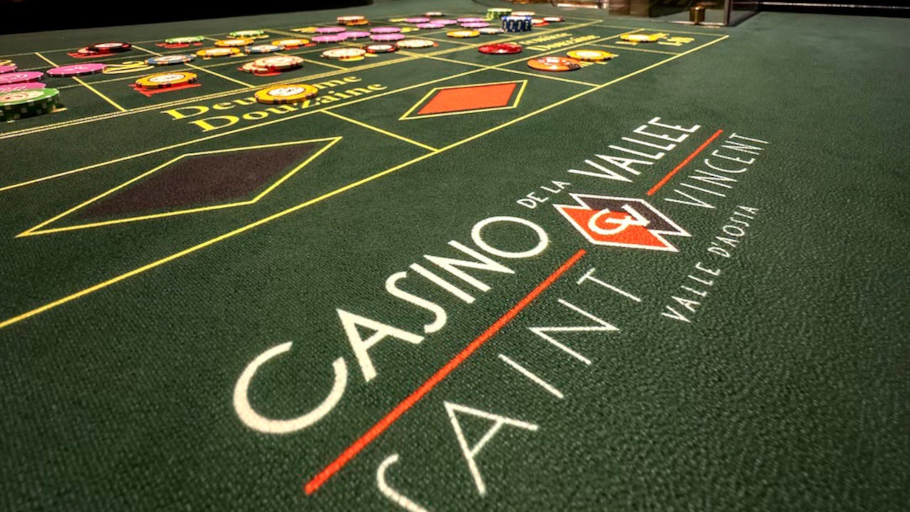 Un tavolo del Casinò di Saint-Vincent