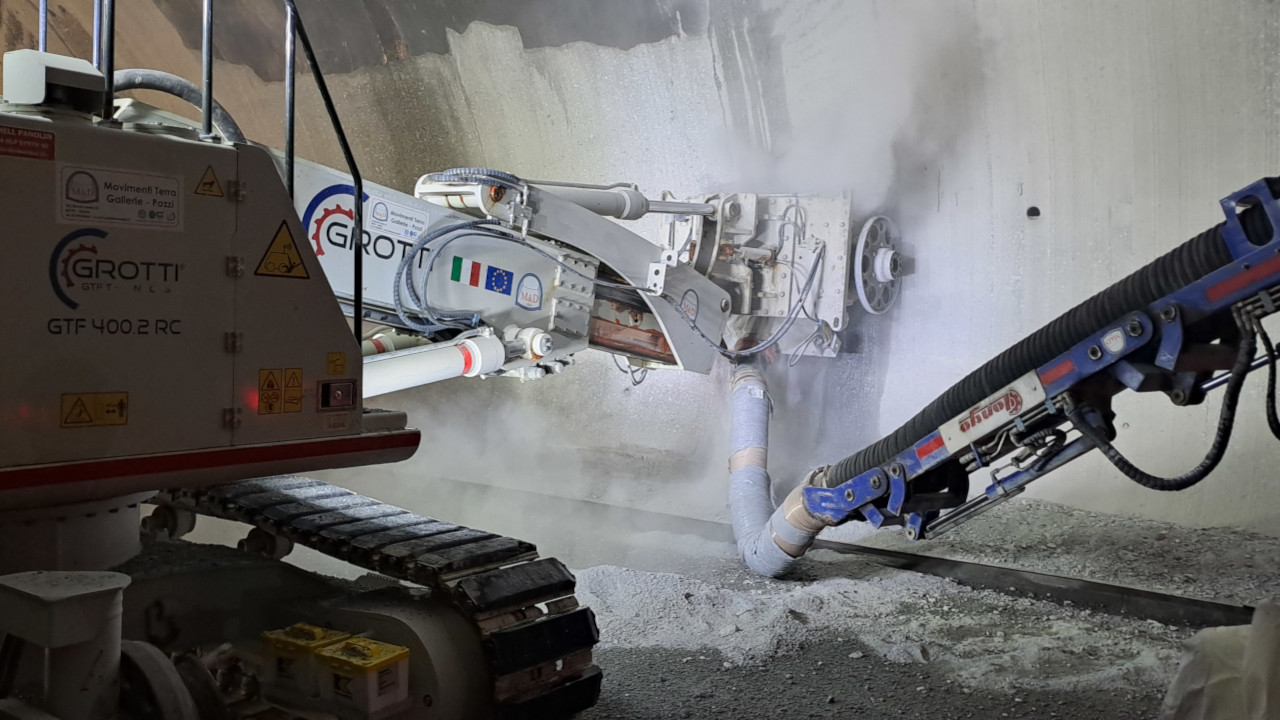 I lavori di risanamento del Traforo del Monte Bianco