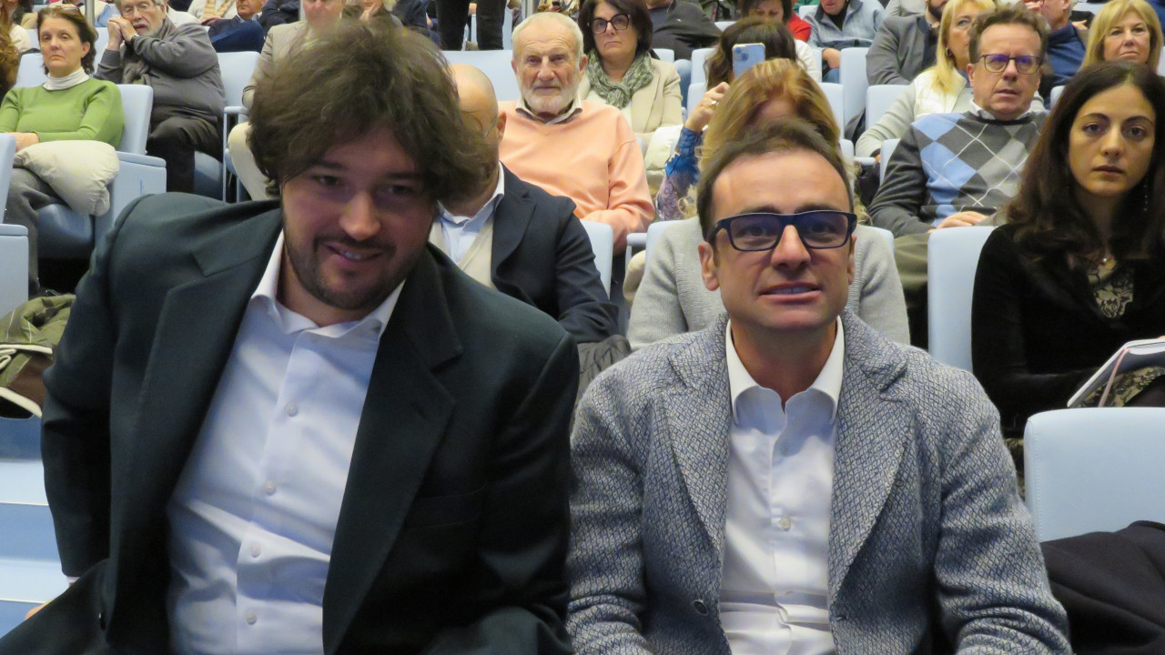 Alessandro Perosino e Davide Perrin, rispettivamente vice presidente Adava uscente e nuovo