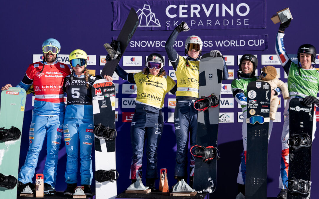 Cervinia capitale dello snowboard cross: tre giorni di Coppa del Mondo ai piedi del Cervino