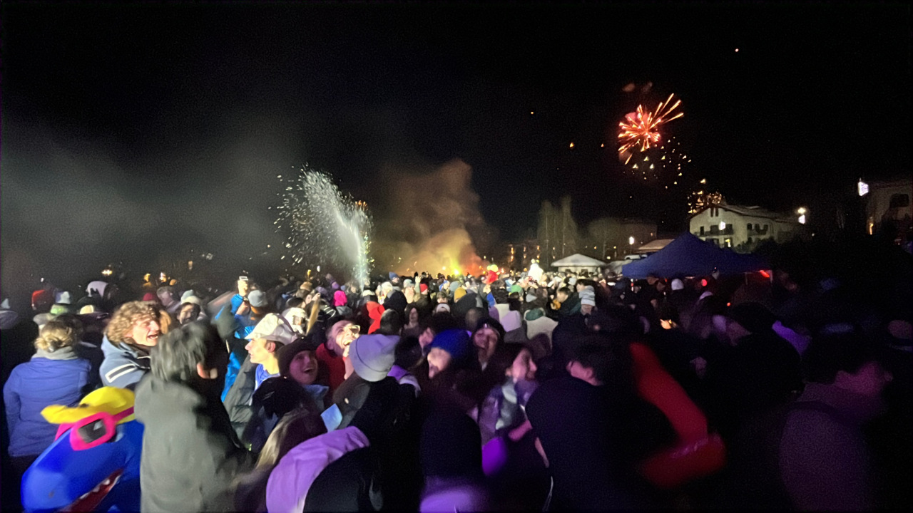 La festa di capodanno a La Thuile