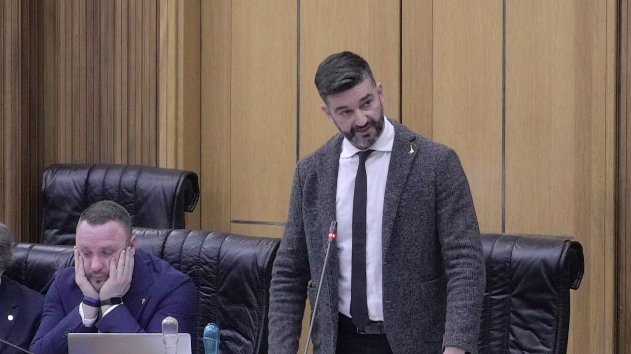 Simone Perron ed Andrea Manfrin in Consiglio Valle