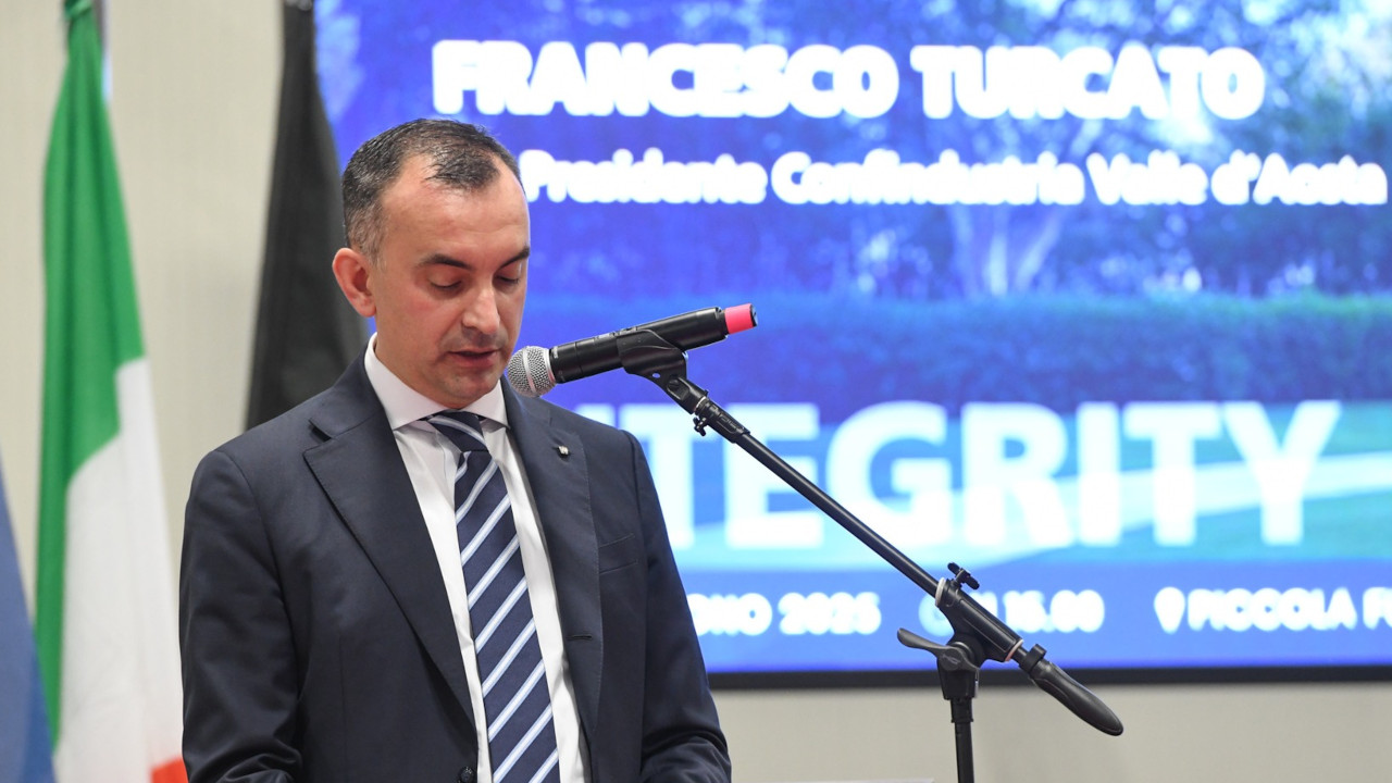 MERCOSUR, TURCATO (CONFINDUSTRIA VDA): «OPPORTUNITÀ CONCRETA, L’UE DEVE ANDARE AVANTI» 1 Francesco Turcato, presidente di Confindustria Valle d'Aosta