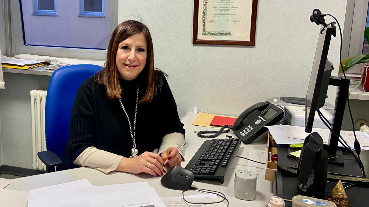 Laura Plati, nuova dirigente della Struttura di Direzione delle professioni sanitarie