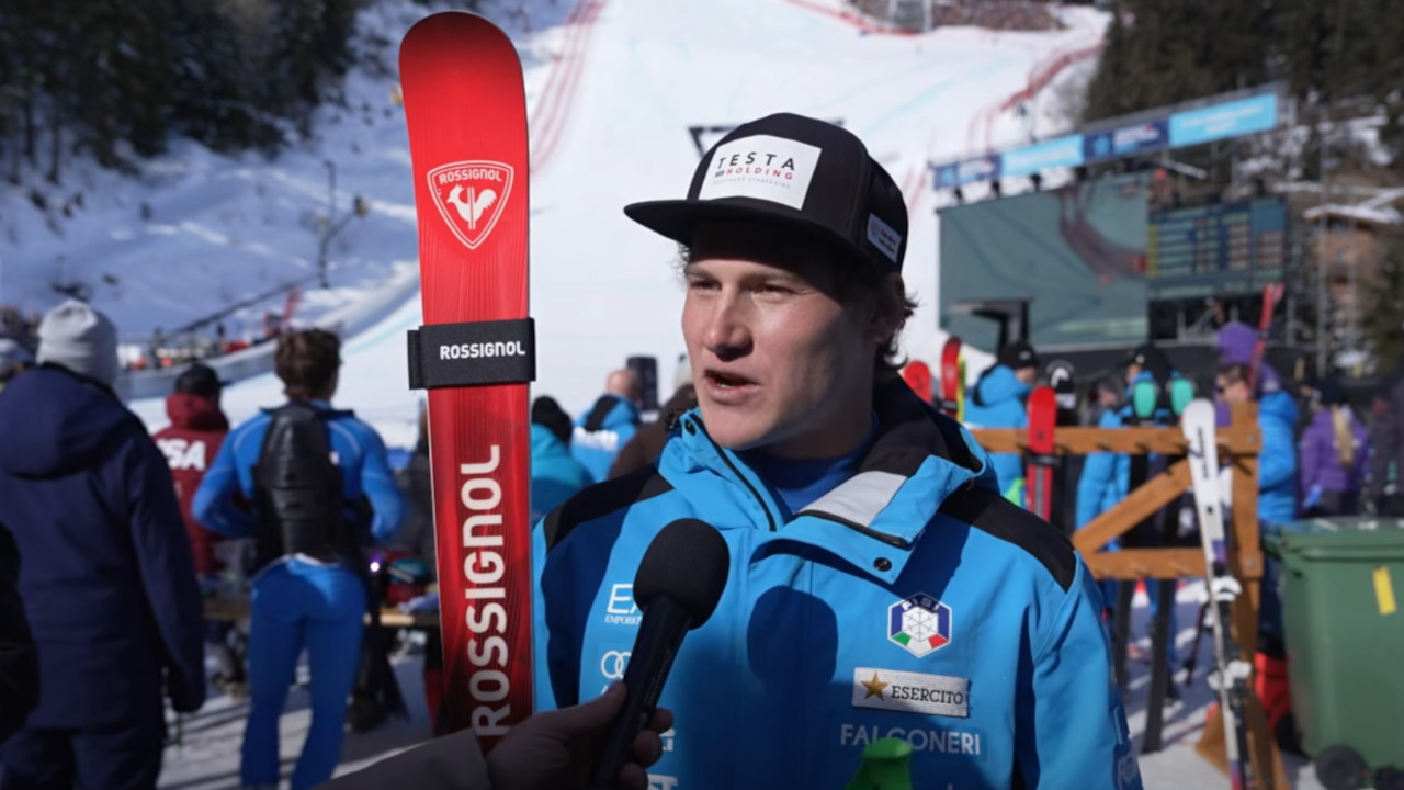 Benjamin Alliod nelle interviste post-gara