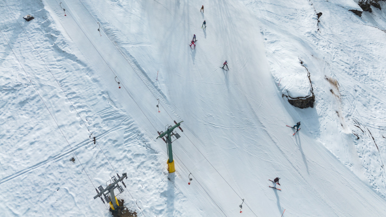 Uno scorcio della piste di Alagna