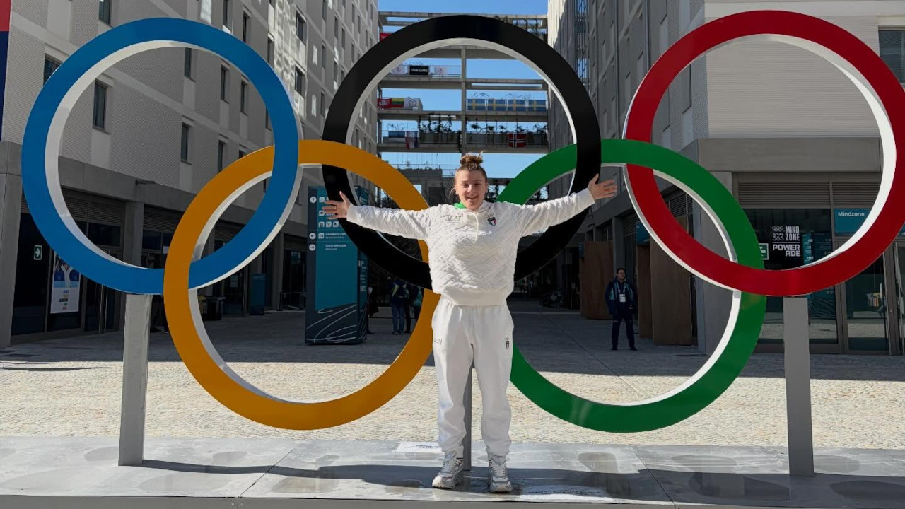 Marta Mazzocchi al villaggio olimpico