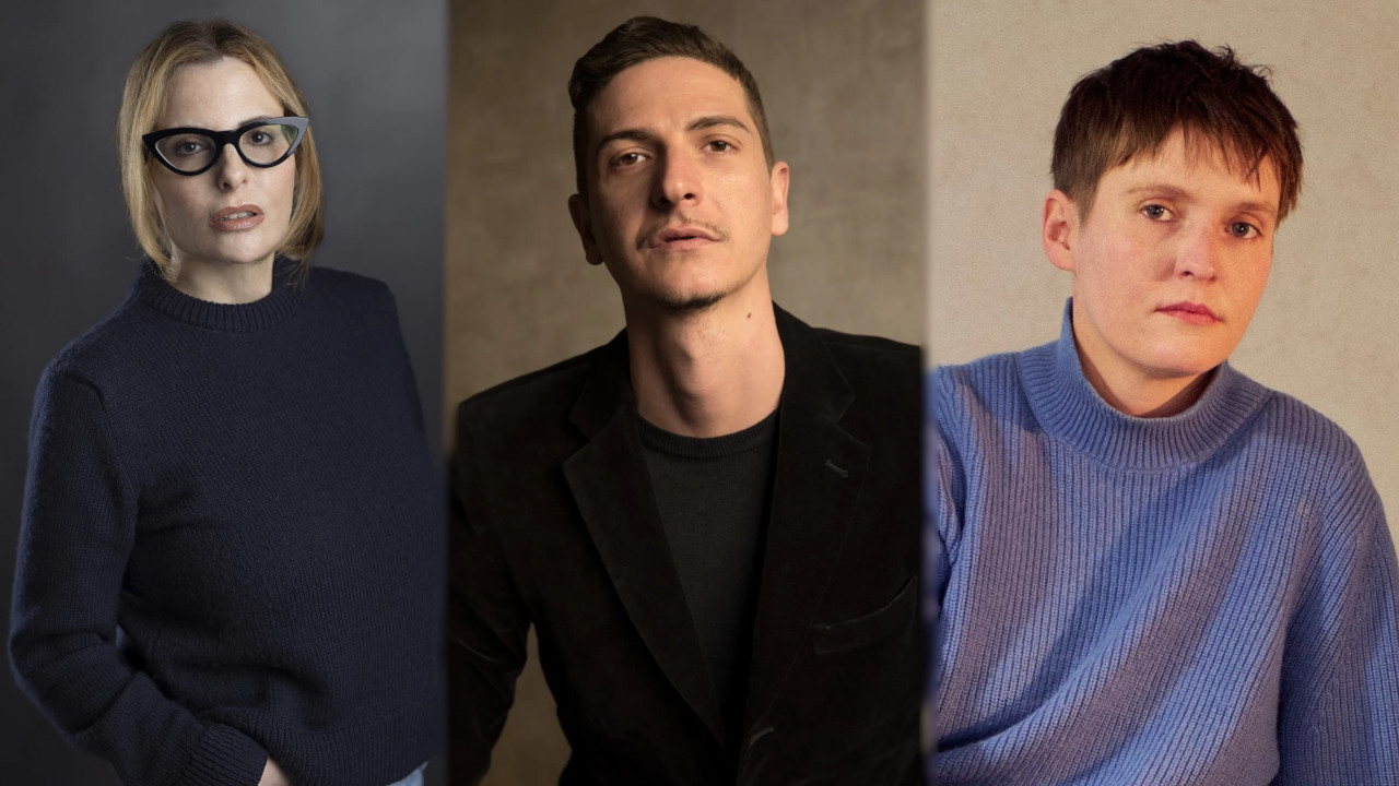 Teresa Ciabatti, Alcide Pierantozzi e Giulia Scomazzon