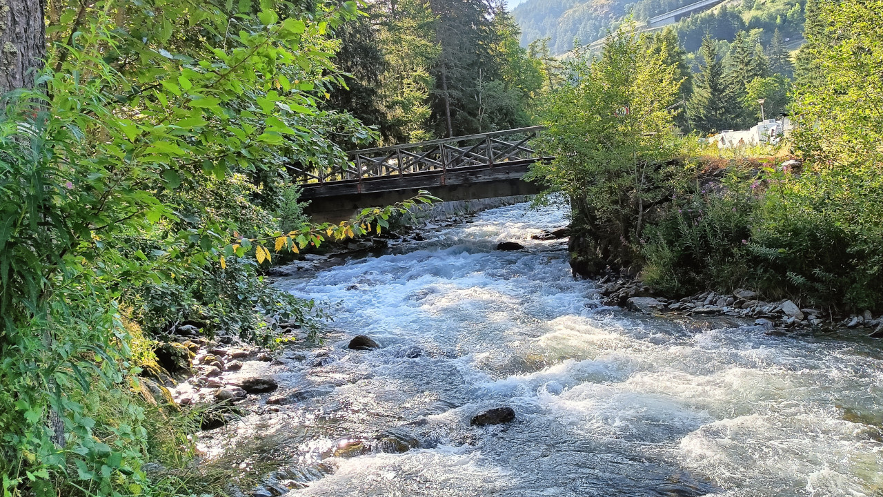 La Dora di Verney a La Thuile