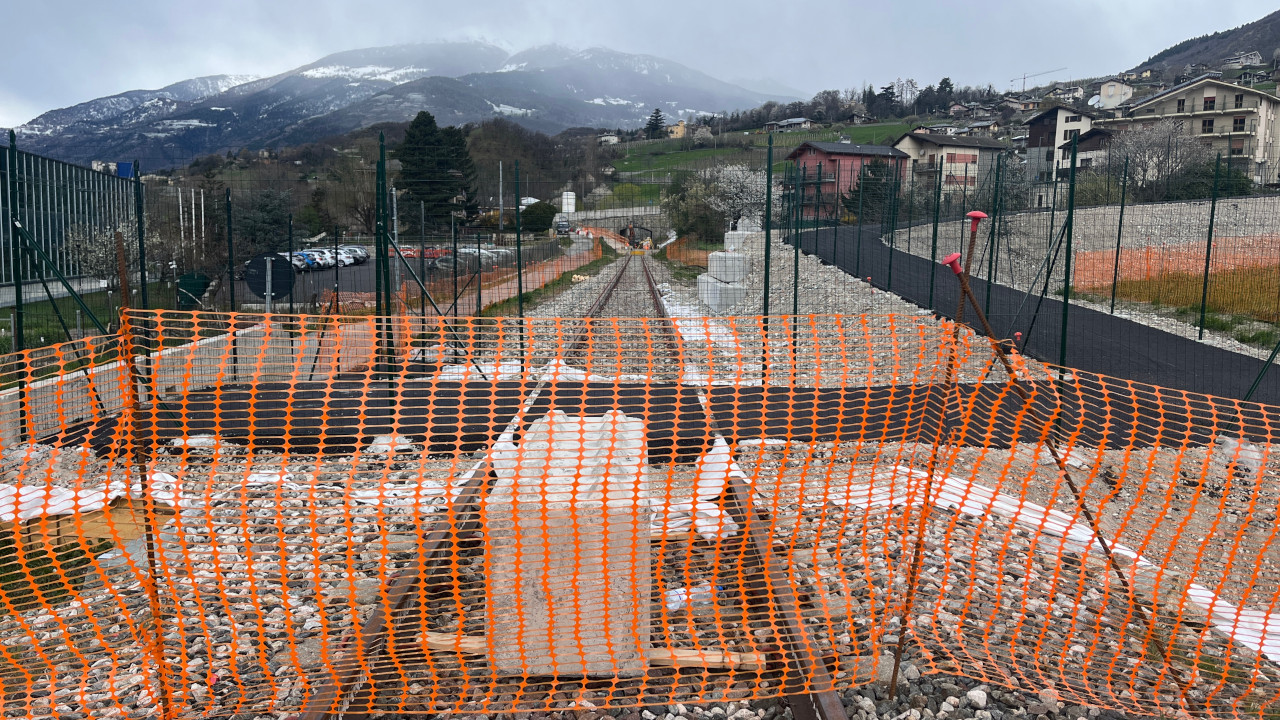 HOMEPAGE 1 Lavori sulla linea ferroviaria a Saint-Christophe