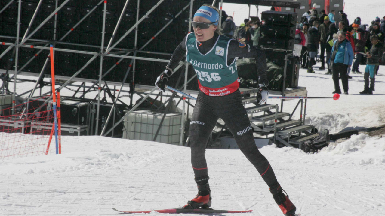 GRAN FINALE DI SAINT-BARTHÉLEMY, TITOLI TRICOLORI A DI CENTA, TICCÒ, GANZ E GRAZ 1 Martina Di Centa, campionessa italiana di sci nordico