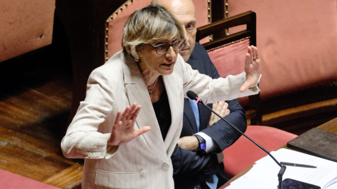 La senatrice della Lega Giulia Bongiorno