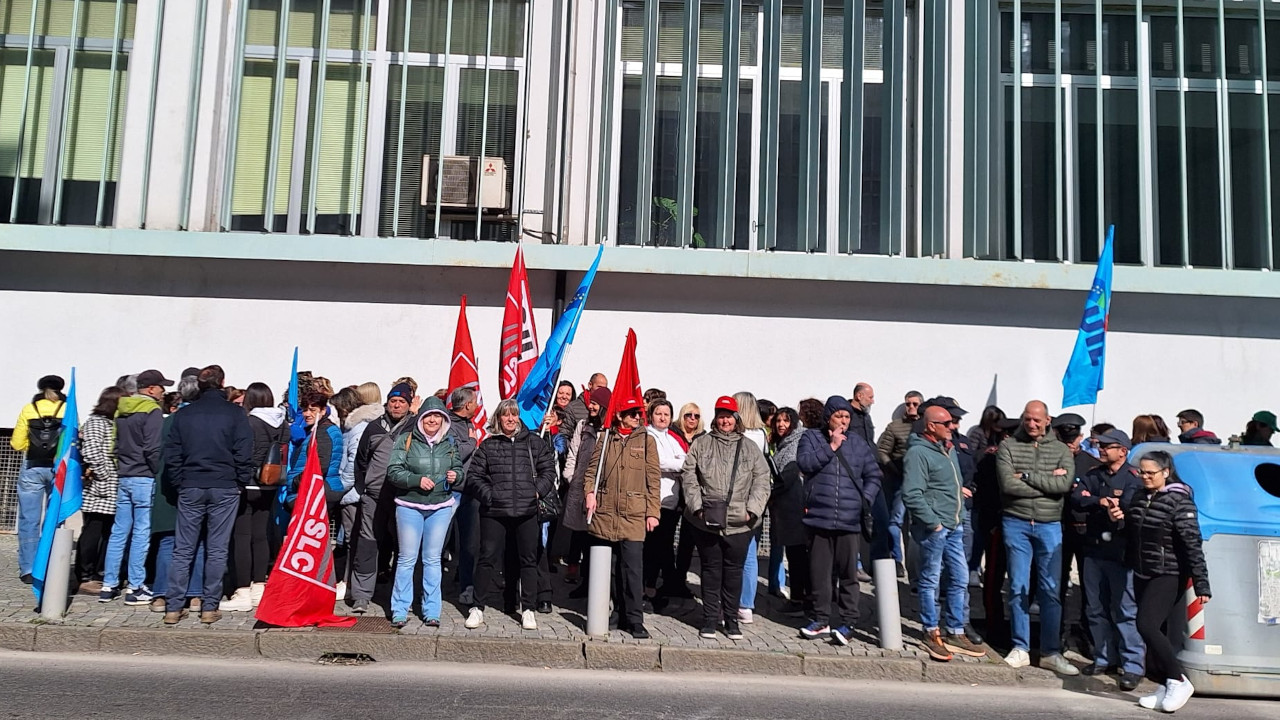 Lavoratori Telecontact in sciopero ad Ivrea