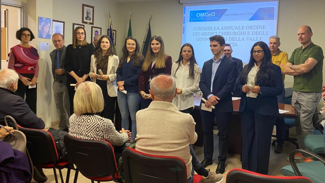 I nuovi medici all'Assemblea dell'Omceo VdA