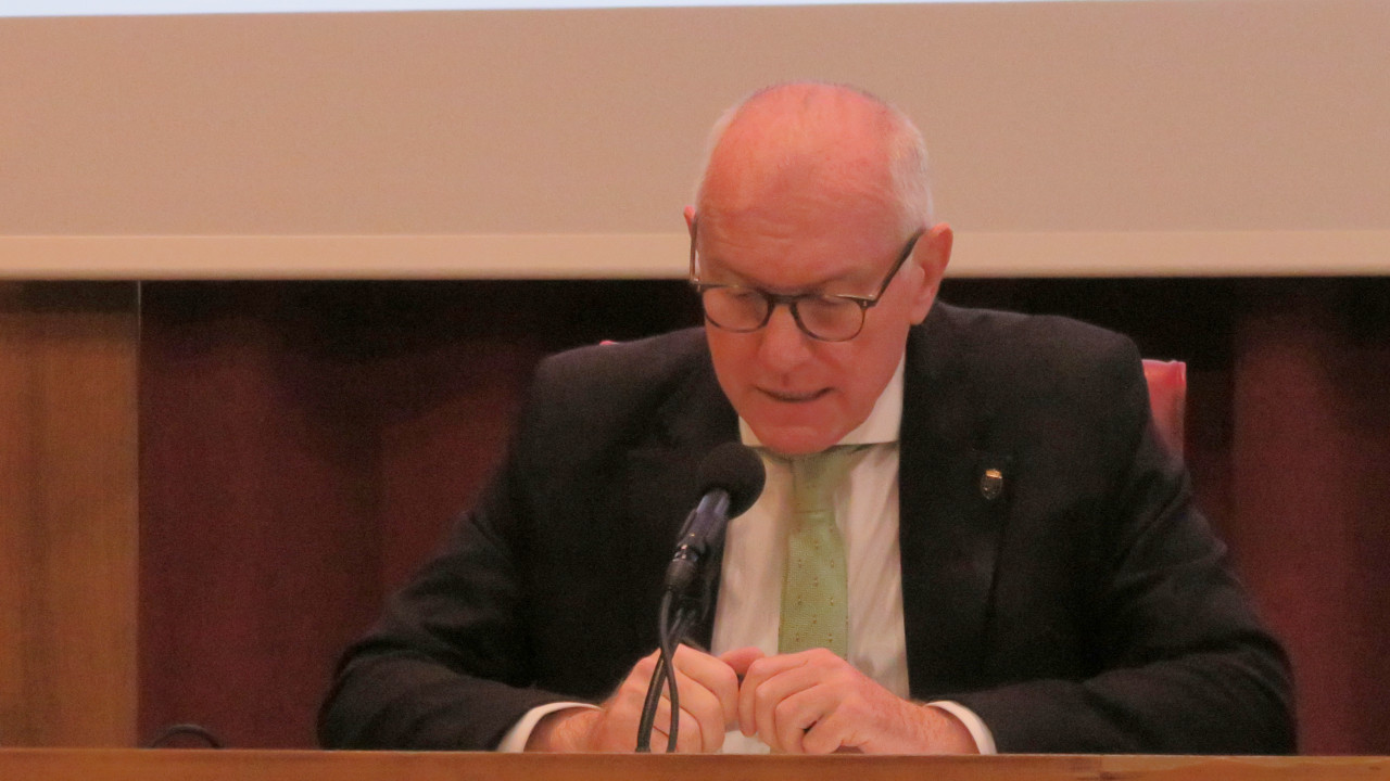 Il presidente della Regione Renzo Testolin