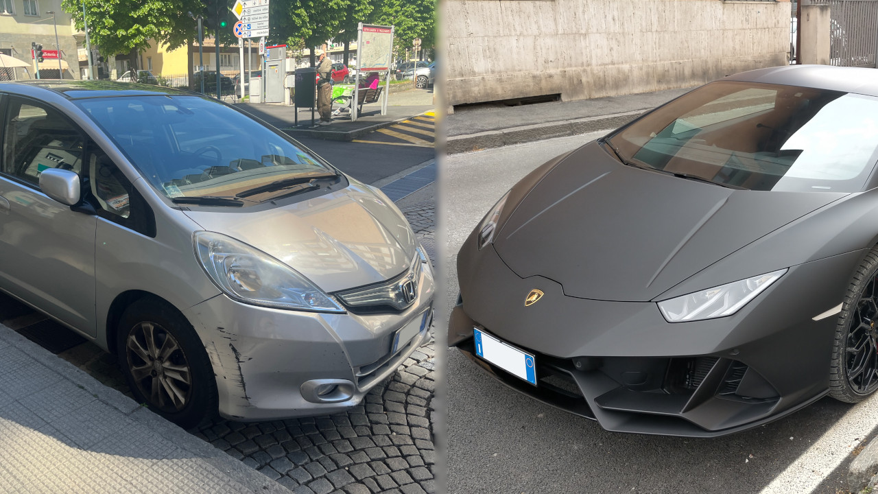 L'auto della famiglia Lotto e quella nella disponibilità di Massimo Lattanzi