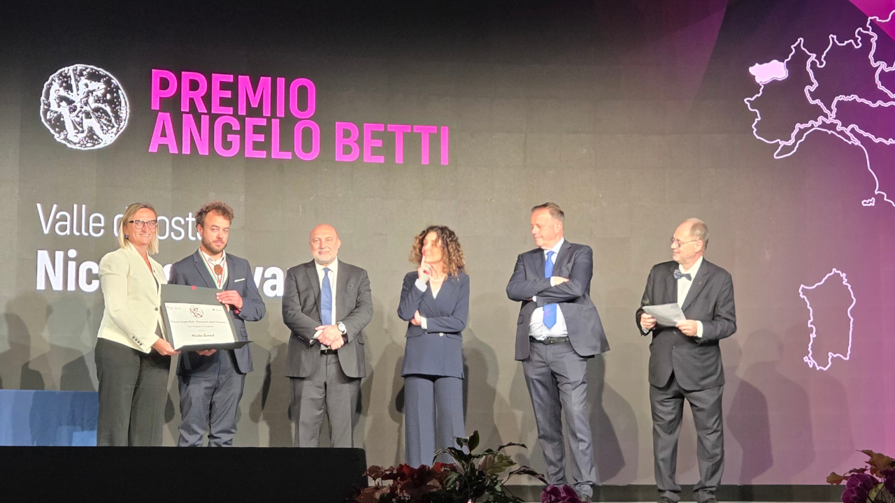 L'assegnazione del 'Premio Angelo Betti' a Nicolas Bovard