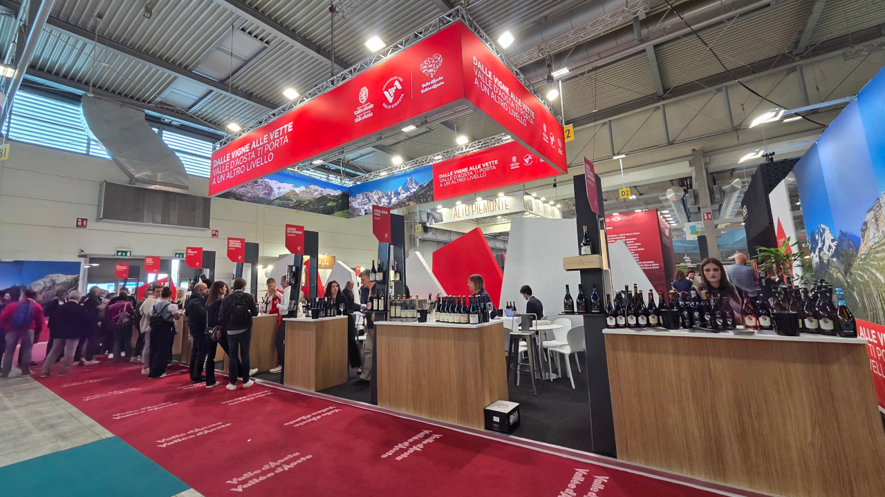Il padiglione valdostano a 'Vinitaly'