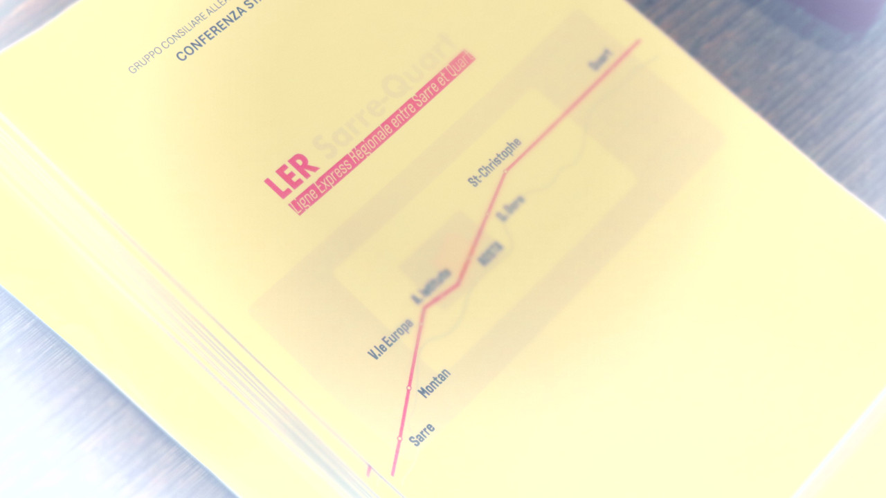 Il tragitto della 'LER - Ligne Express Régionale'