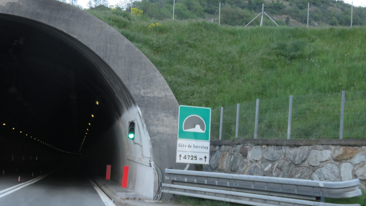 L'ingresso della galleria 'Côté de Sorreley'