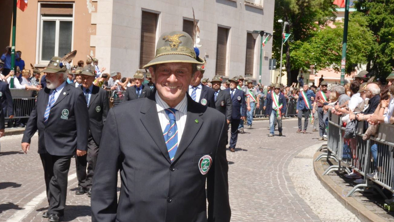 Carlo Gobbo, capogruppo dell'ANA di Aosta