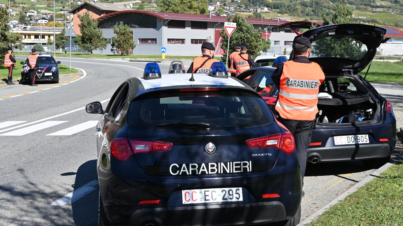 I controlli dei Carabinieri a Saint-Christophe