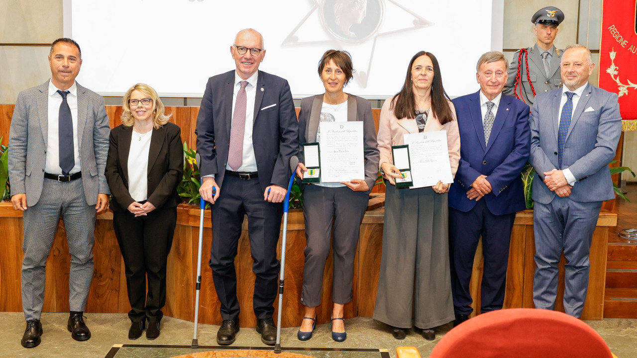 Luigi Concio, Angela Giorgio, Renzo Testolin, Sara Maria Porta, Flora Dalla Zanna, Ezio Togniettaz ed Alessandro Rossi