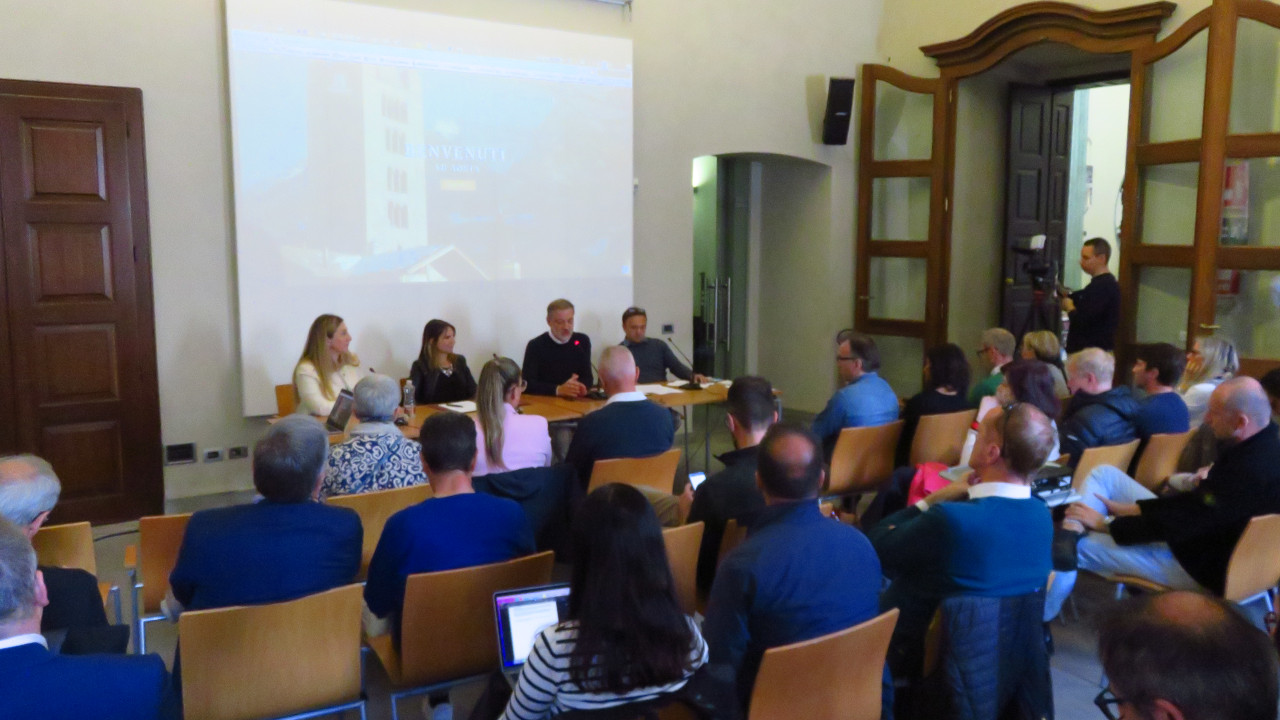 La presentazione dell'accordo tra il Comune di Aosta e il Consorzio AostaTurismo