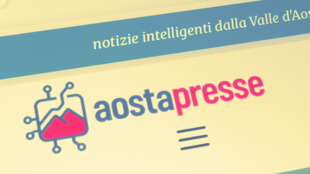 Il logo ed il claim di aostapresse.it