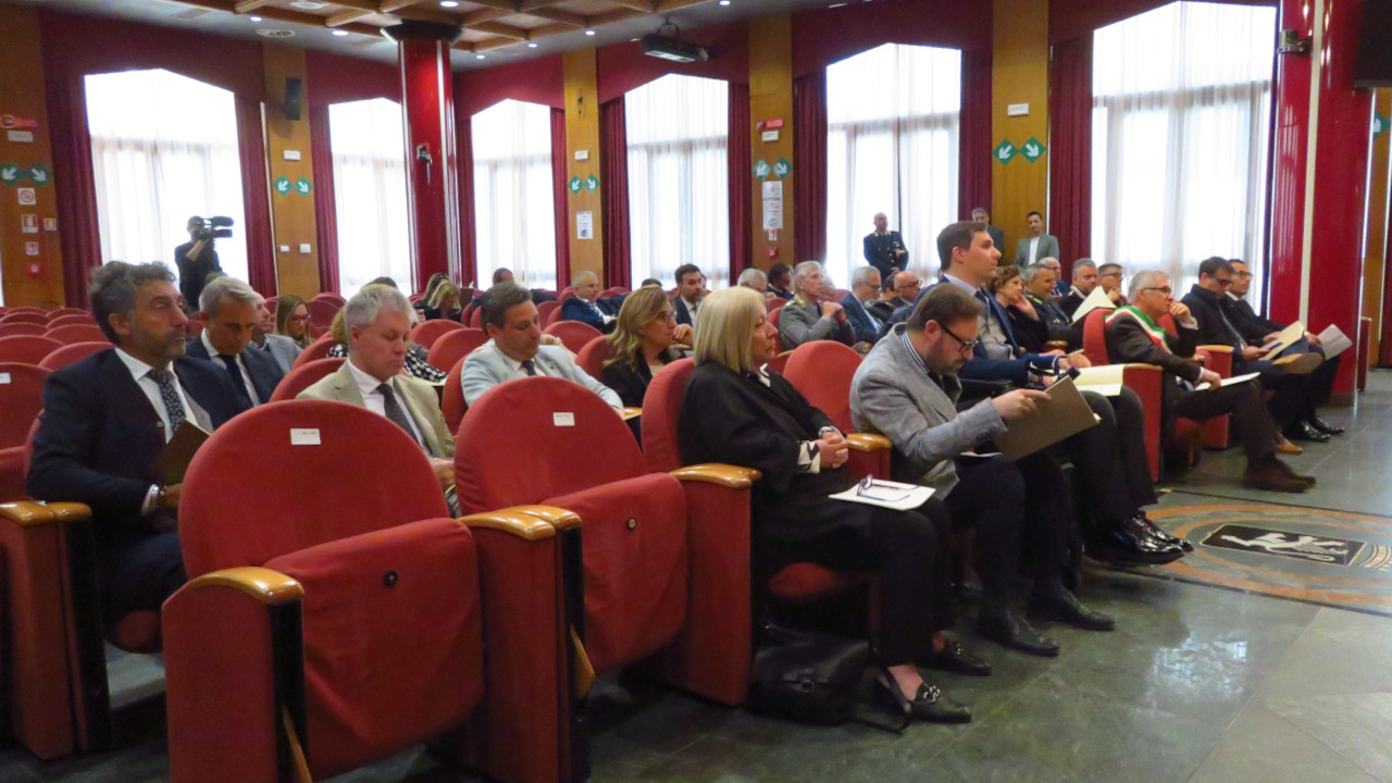 Il pubblico presente alla cerimonia di inaugurazione dell'anno giudiziario della giustizia tributaria